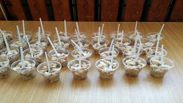 Salát ze sójového masa