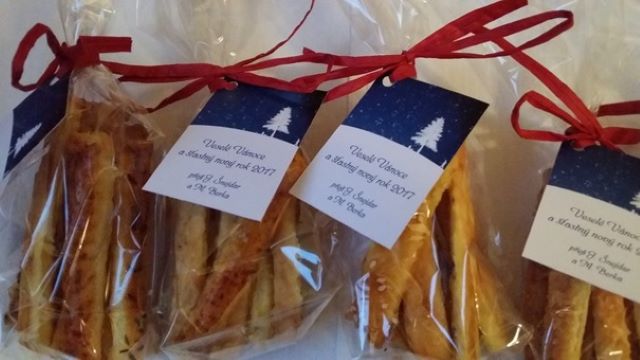 Silvestrovské tyčinky z tvarohu